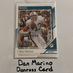 Dan Marino Miami Dolphins Hall of Fame QB Donruss Card 