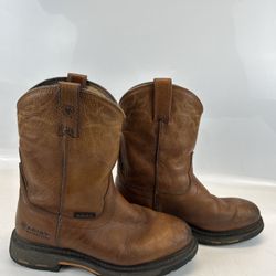 Ariat Mens Workhog Pull-On Waterproof Western Work Boots 10001197 Sz 8.5EE