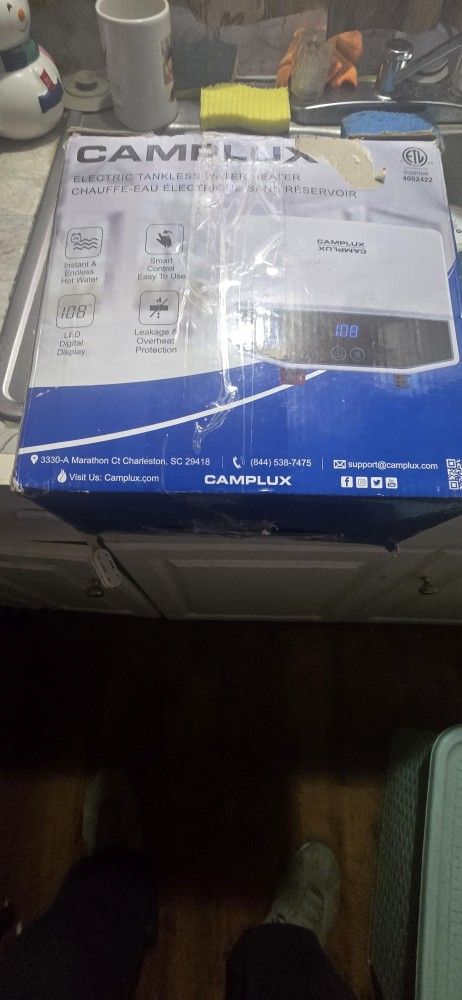 Camplux Electric Tankless Hot Water On Demand