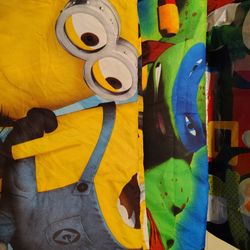 Minion Or Tmnt Shower Curtains 