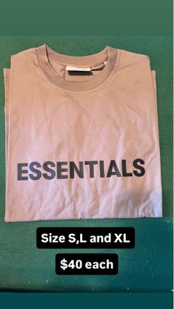 Essentials shirts Size S/L/XL