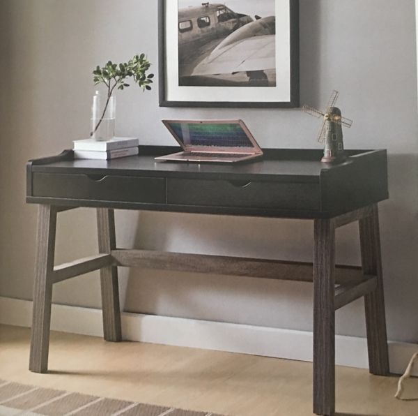 Penelope Desk Black And Distressed Grey Color Furniture In Penelope Desk Black And Distressed Grey Color Furniture In Anaheim Ca Offerup