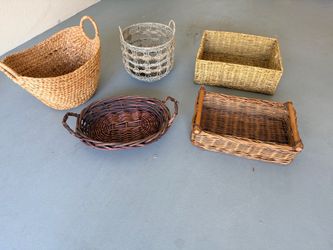 Wicker baskets