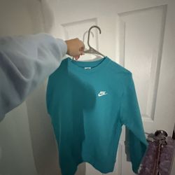 MENS Teal New Small Crewneck Nike 