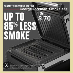 New George Foreman Smokeless Grill 