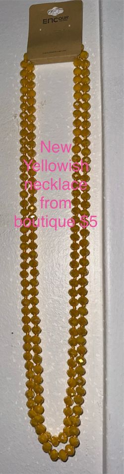 New Yellowish necklace