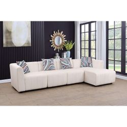 White microfiber couches living area bundle furnishings four-piece for sale