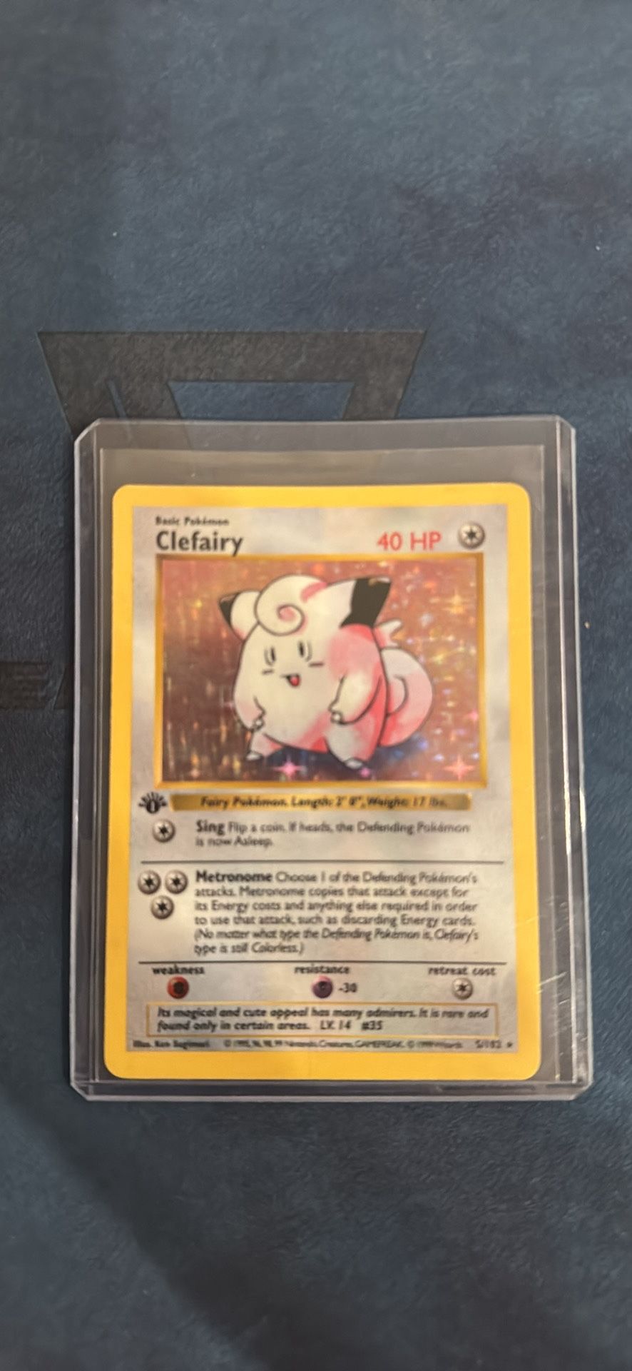 Clefairy 1st edition Pokemon Shadowless