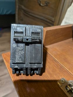 GE 125 amp ABB Double Pole Breaker