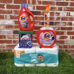 🧺✨ HOUSEHOLD CLEANING & PAPER PRODUCT BUNDLE ✨🧺 