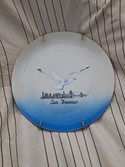 Vintage Wall Glass Plate