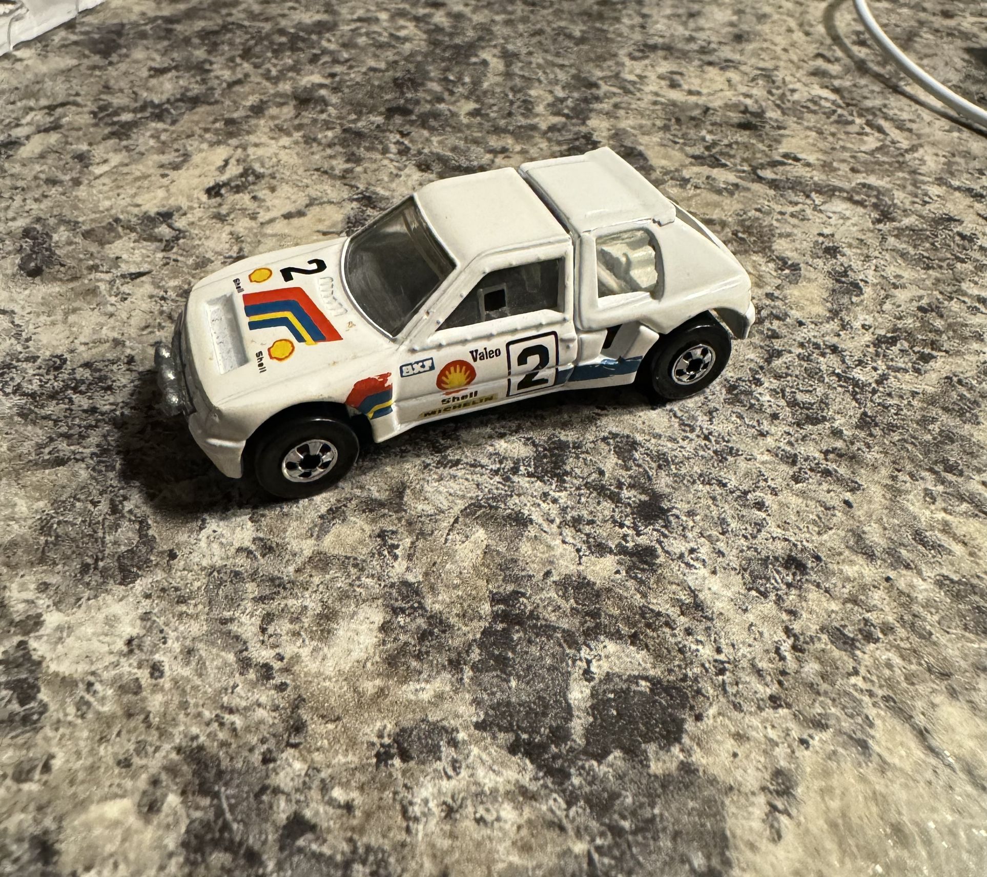 1986 Hot Wheels PEUGEOT 205 Rallye Speed Fleet Series