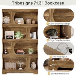 71” Tall Bookcase Brand New
