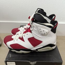 Air Jordan 6 Retro Carmine 2014 Sz 9