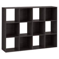 12 Cube Shelf Organizer EXPRESSO BROWN *BRAND NEW*