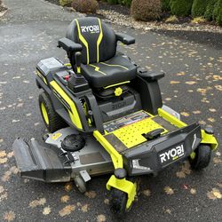 RYOBI 54” Zero Turn Electric Mower