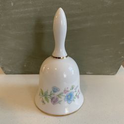 Gold rim Flower Vintage Bell