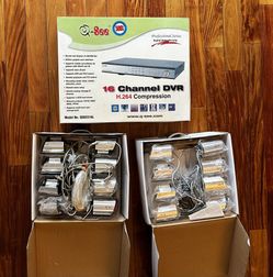 16 Camera Set With DVR
