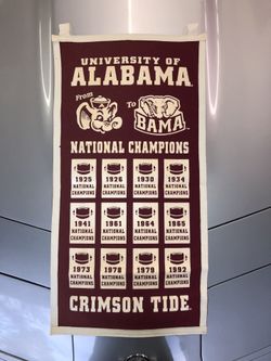 University of Alabama champ banner