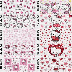 Hello Kitty Love UV DTF 16 Oz Cup Wrap