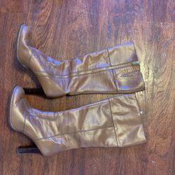 Aldo Brown Leather Boots Size 39