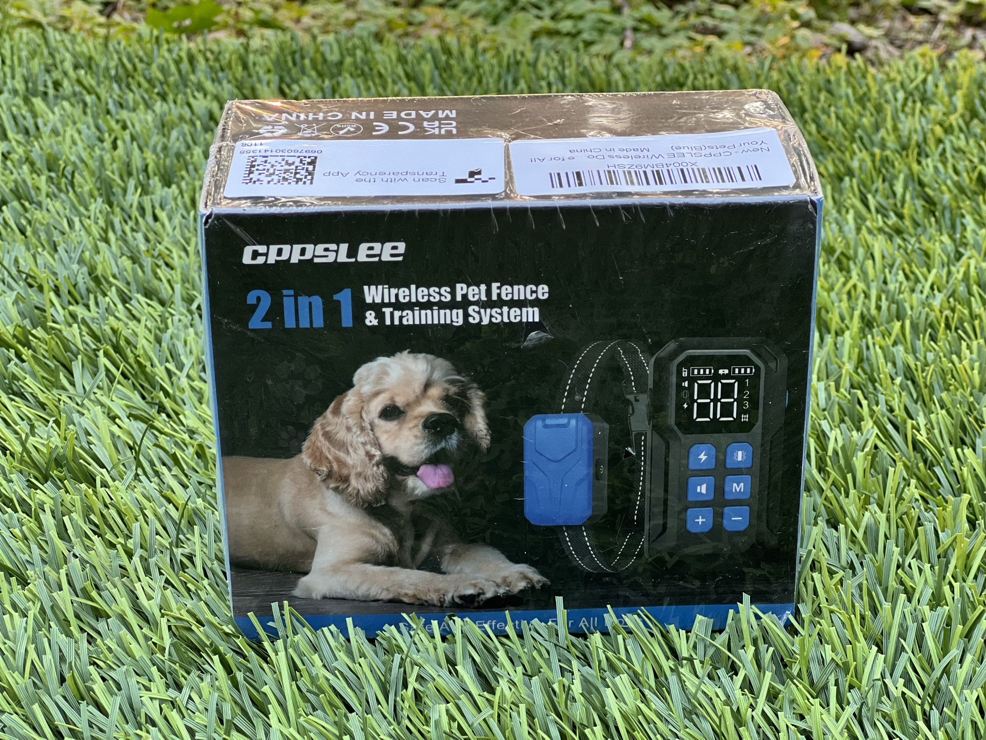 Brand New 2-in-1 Wireless Dog Fence & Training Collar System (Sealed Box)
