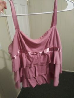 Pink top Large