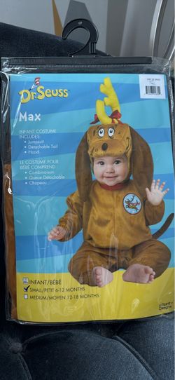 Dr. Seuss Max Infant Costume 6-12 Months