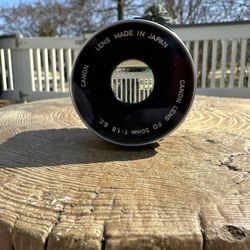 [MINT] Canon FD 50mm f/1.8 S.C. MF Standard Prime Lens (for Canon SLR) + Canon 55mm SL39.3C Filter