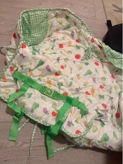 Shopping cart cover for baby.
