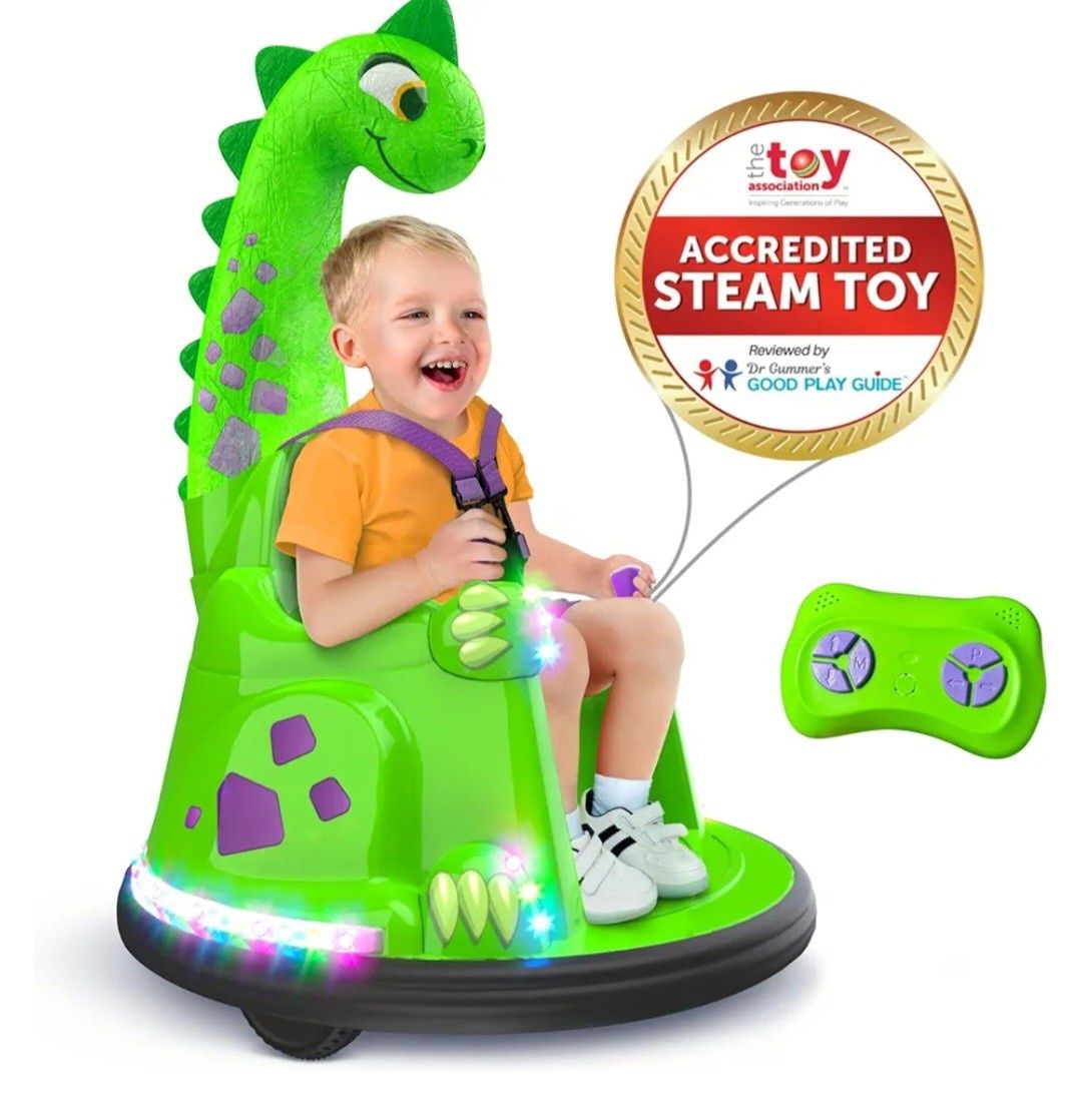 Bumpeez Bumper Car Dinosaur 12V Electric Ride On toy New Boxes