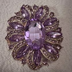 Magnificent Lilac Brooch 