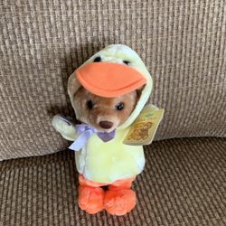 Vintage Russ Berrie Ducky Bear Plush