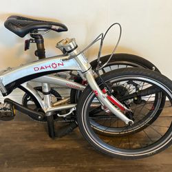 Two Dahon folding bikes