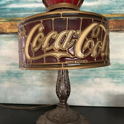 RARE Antique Coca Cola Lamp Vintage  