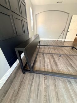 King size metal bed  frame