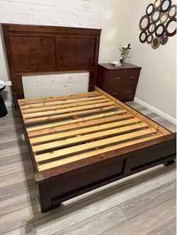 Queen bed frame