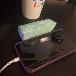 Agate Cylinder Tower Sky Blue