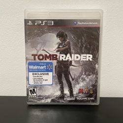 Tomb Raider PS3 Sony PlayStation 3 CIB w/ Manual Walmart Exclusive Video Game