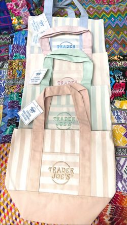 Set of 4 trader joe's bags