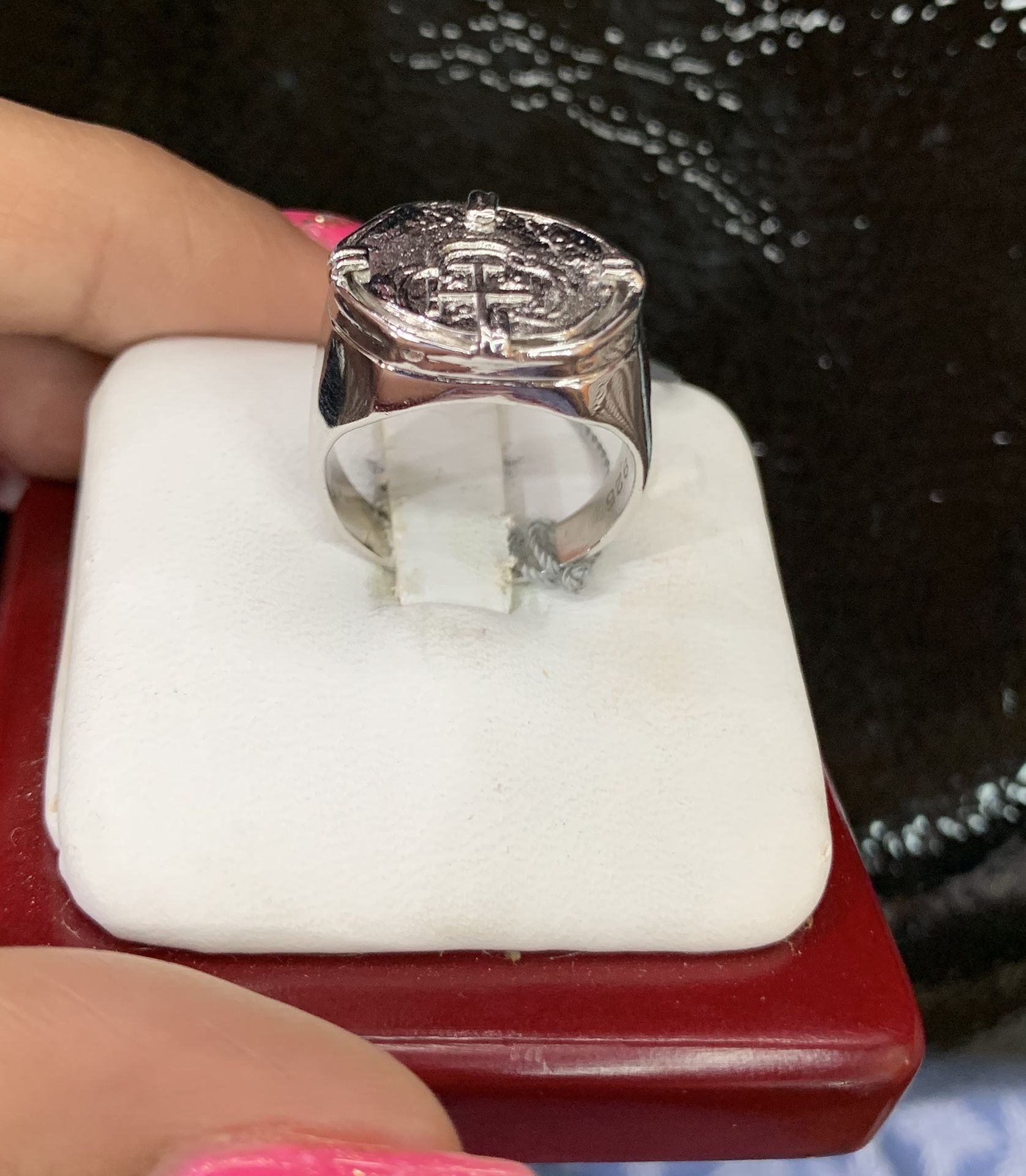 Atocha Coin Ring Atocha Silver Coin Ring Size