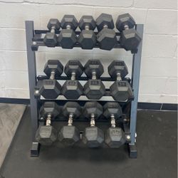 Dumbbell Set 5-45 With Racks 
