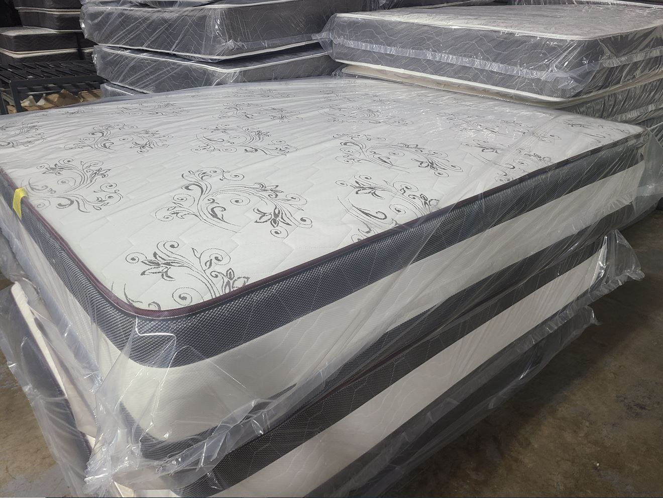 King size mattress jumbo 15 inches pillowtop soft medium and hard