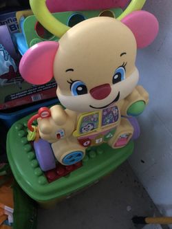 Toddler walker and large girls Lego sets