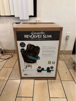 Evenflo Revolve 360 Slim 2-in-1 Rotational Convertible Car Seat - Canton Black