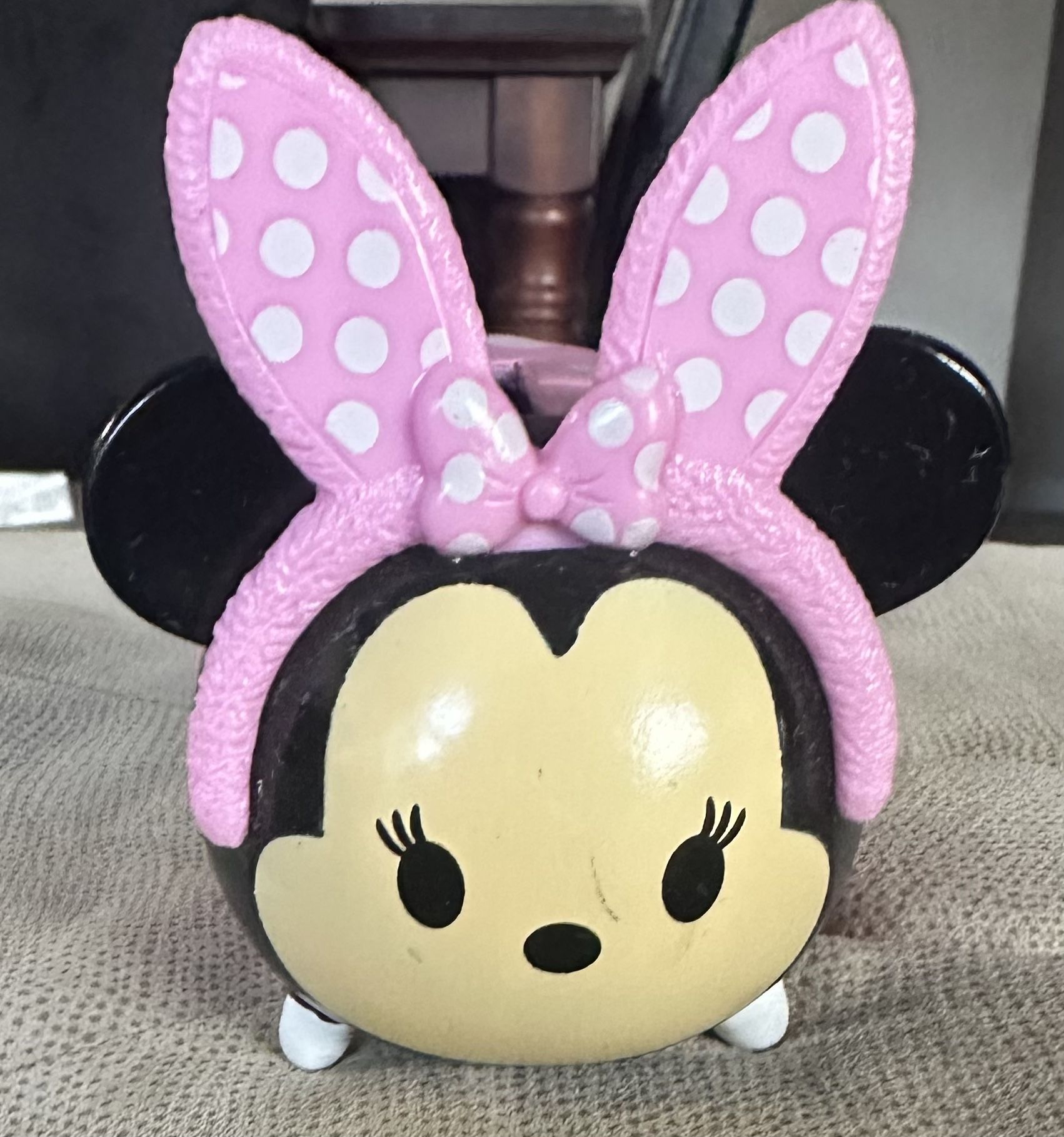 Disney Minnie Mouse bunny ears polka dot dress Piggy Bank