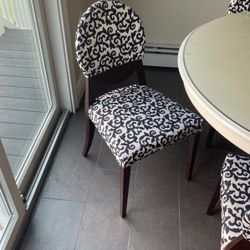 8 Wood Chairs 