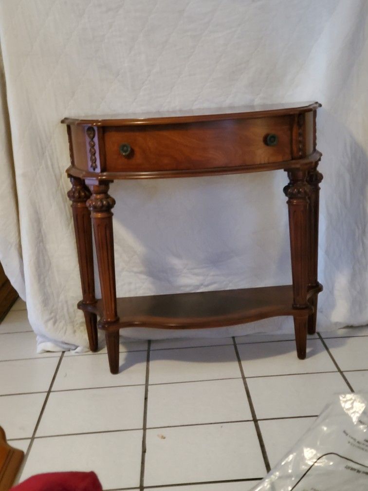 Butler console/sofa table, cherry wood