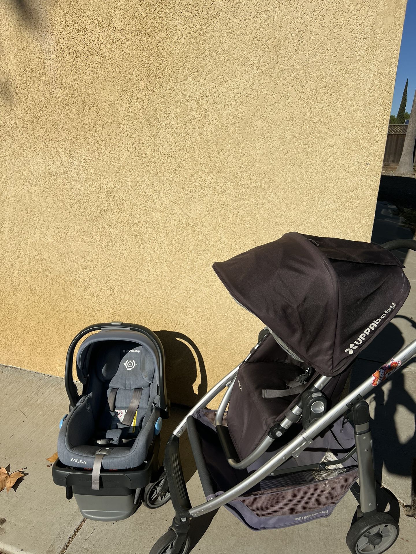 Uppababy Stroller And Car seat 