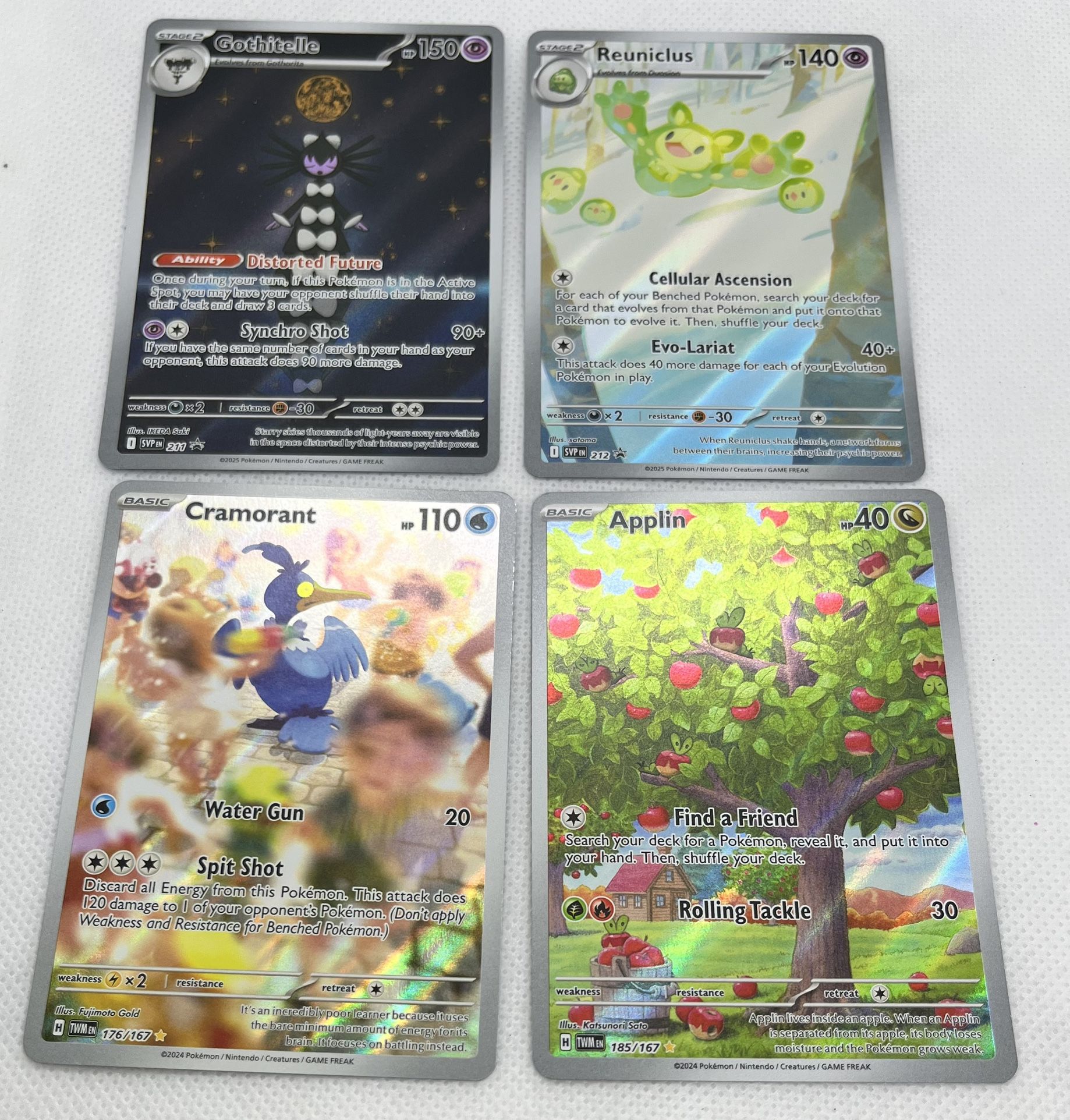 4 Pokemon Cards Twilight Masquerade & Promo